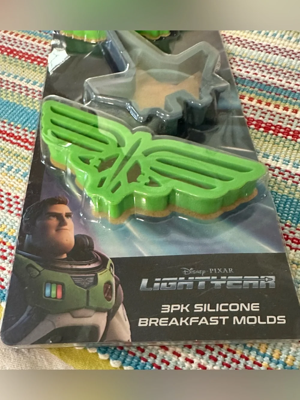 Disney Pixar Lightyear 3-Pack Silicone Breakfast Molds – New